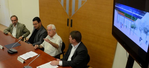 Burgués, Sánchez, Borrell i Ayuso, aquest matí. Autor: David B.