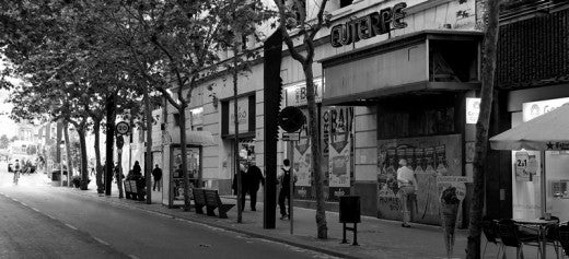 La façana de l'Euterpe, encara dempues, l'any passat. Autor: O.Orriols