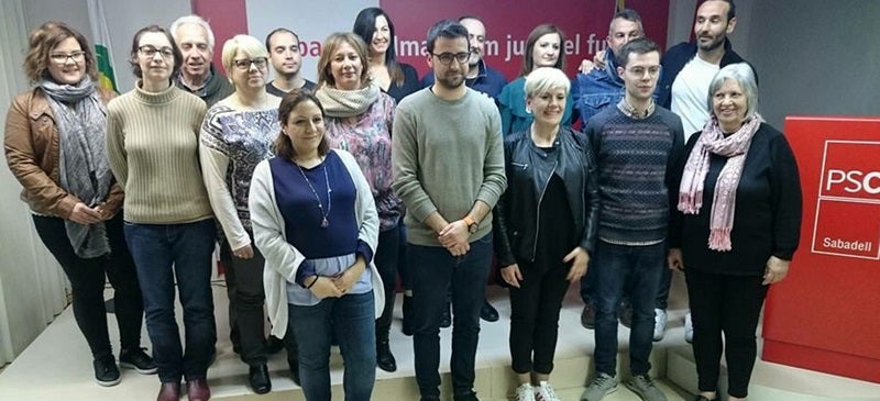 Foto portada: nova executiva del PSC a Sabadell. Autor: @polgibert via Twitter. 
