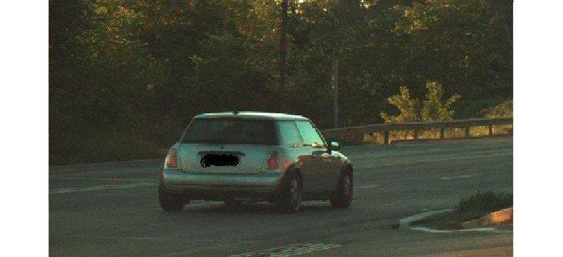 Foto portada: el vehicle que anava a 126 km/h dissabte. Autor: Policia Municipal / cedida. 