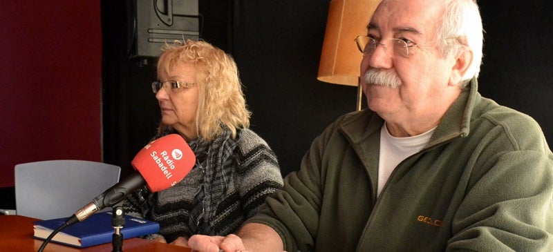 Foto portada: Celia Gargallo i Manuel Navas, aquest matí. Autor: J.d.A.