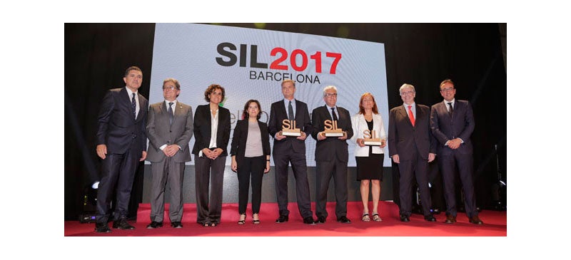 Foto portada: Sáenz de Santamaría, durant la Nit de la Logística. Autor: Consorci Zona Franca. 