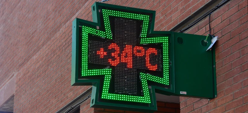 34 graus Farmàcia. Autor: David B.