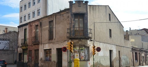 L'antic edifici d'El Diluvio, fa uns dies. Autor: David B. 