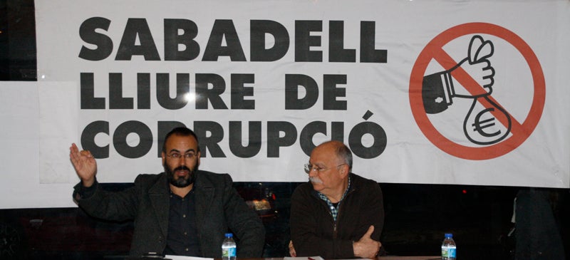 Foto portada: Garcia Barroso i Soler, aquest dimarts. Autora: Dihör