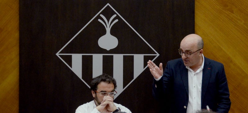 Josep Escartín al Ple Municipal. Autor: David B.