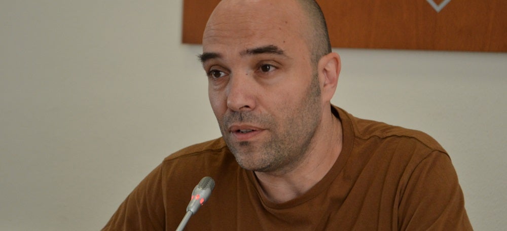 Foto portada: el portaveu del govern, Joan Berlanga. Autor: J.d.A. 