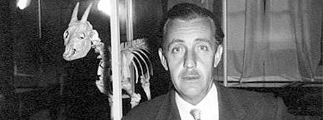 Miquel Crusafont, a l'Institut de Paleontologia.