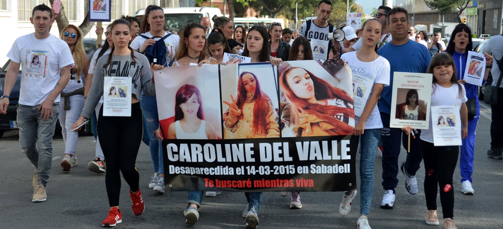 Foto portada: Manifestació per reprendre de la cerca de Caroline del Valle. Autor: David B.