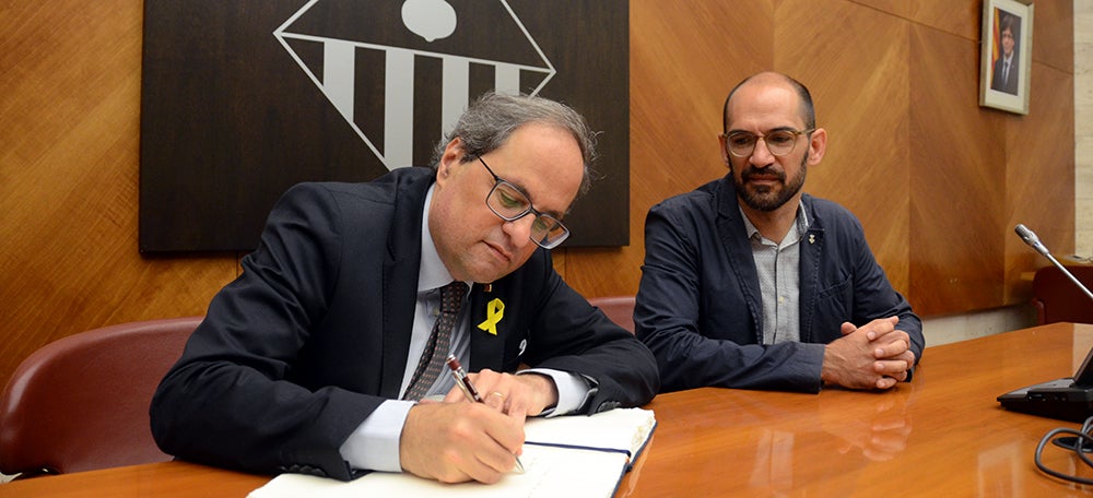 Quim Torra, Maties Serracant. Autor: David B.