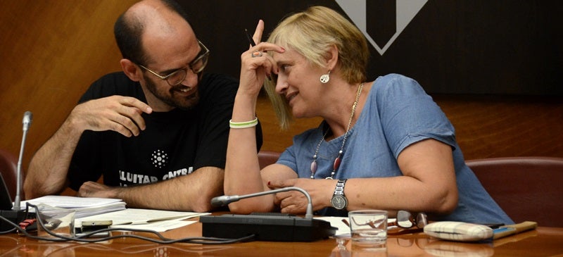 Foto portada: l'alcalde de Sabadell, Maties Serracant, i la tinent d'alcalde Marisol Martínez. Autor: David B. 