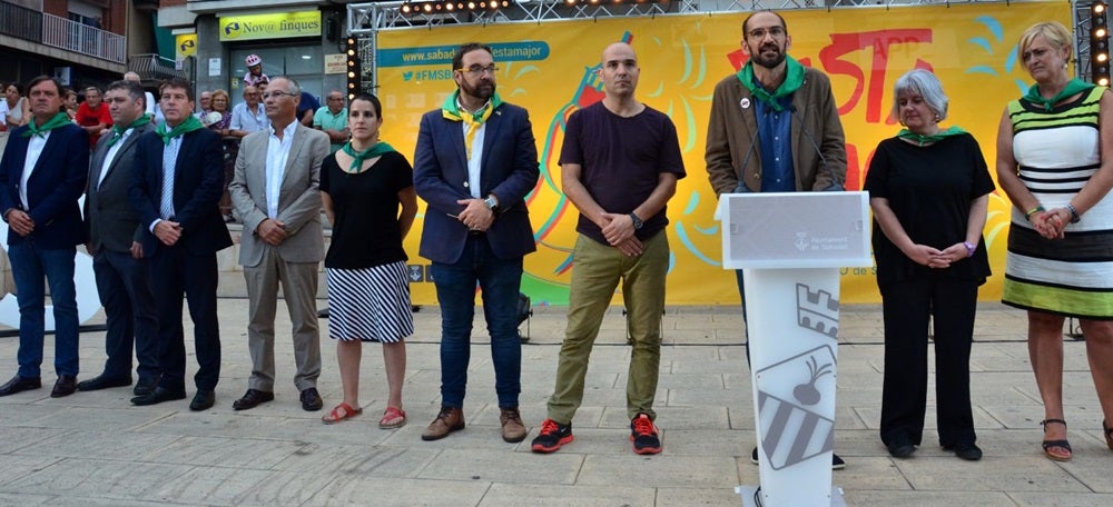 Foto portada: un moment de la trobada d'inici de la festa major. Autor: David B. 