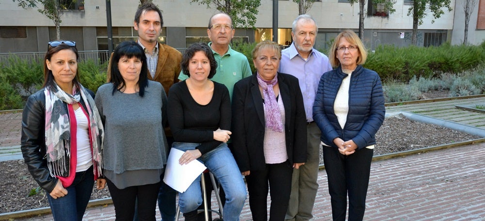 Foto portada: la candidatura de Marta Morell, a la plaça de Gabriel Pujol. Autor: David B. 