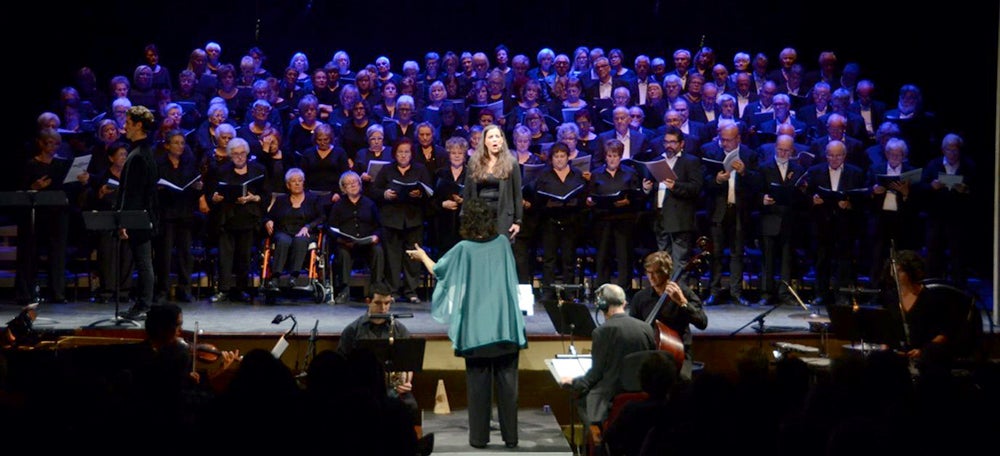 Foto portada: Un moment del concert aquest dimecres. Autor: David B.