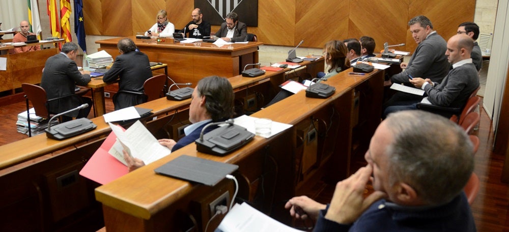Foto portada: el ple municipal, aquest dijous. Autor: David B. 
