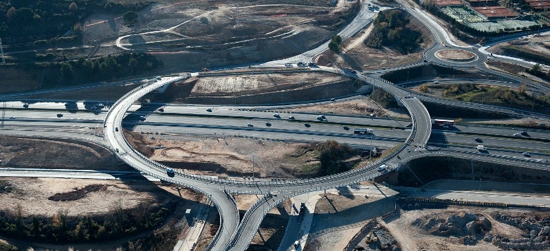 Foto portada: rotonda sobre la C58, entre Sabadell i Badia.