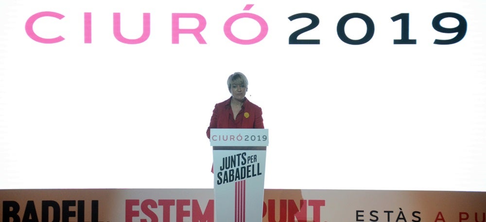 Ciuró, durant la seva conferència. Autor: David B. 