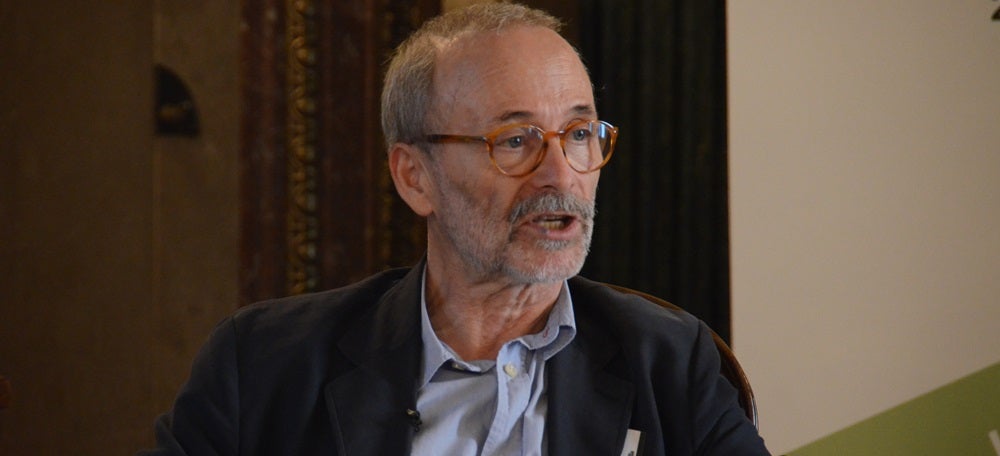 L'arquitecte i urbanista Manel Larrosa, a la jornada. Autor: David B.