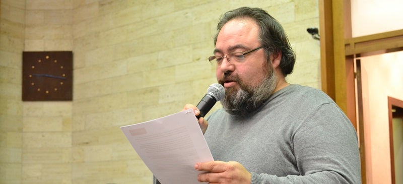 El coordinador de Sabadell per la Independència, Francesc Baró. Autor: J.d.A. 