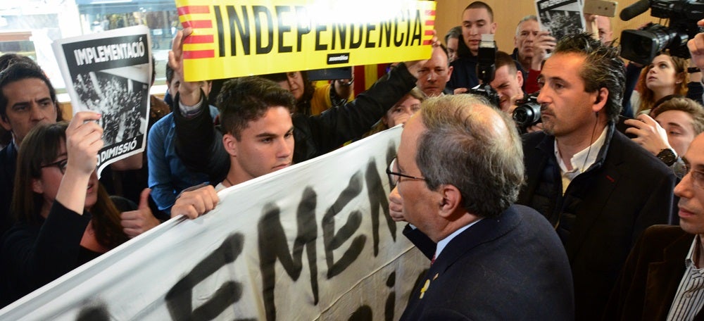 Foto portada: manifestació, a l'Espai Cultura. Autor: David B.