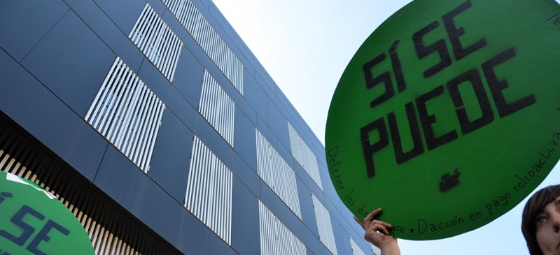 Bloc ocupat per la PAH Sabadell al barri de Gràcia. Autor: David B.