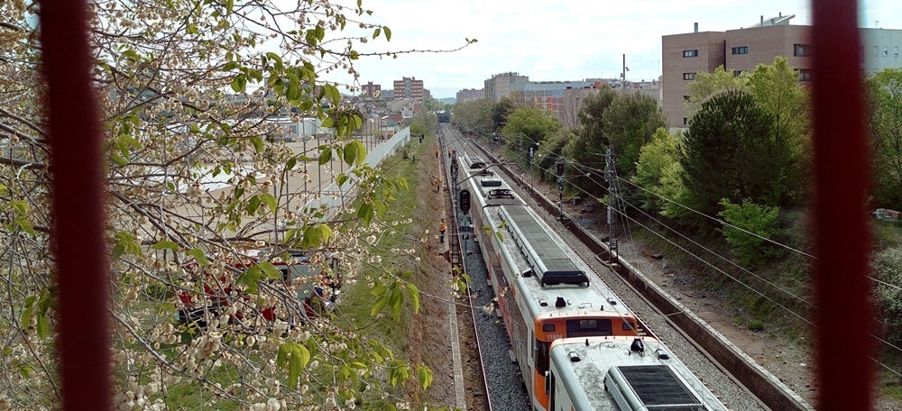 Foto portada: la via del tren. Autora: Elena Zapata / cedida. 