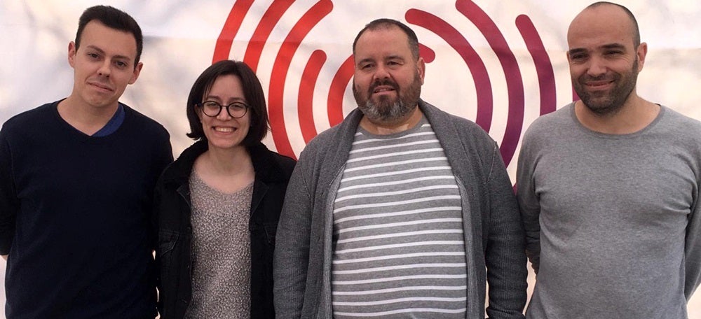 Martínez, Garcia, Mena i  Berlanga, aquest dissabte. Autor: cedida. 