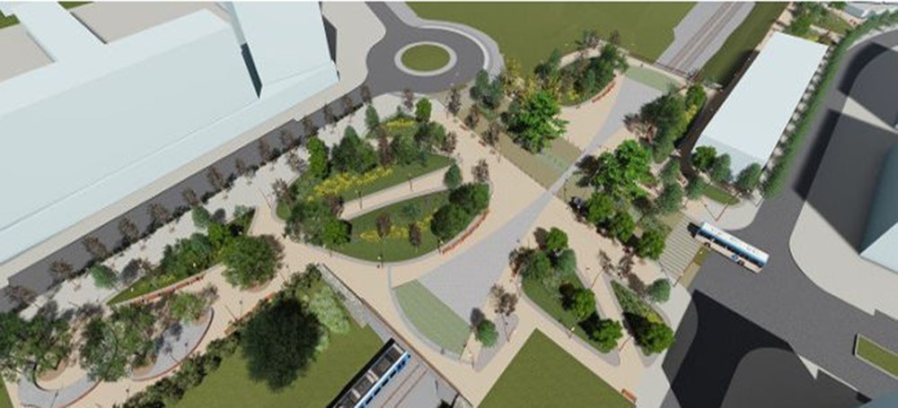 Plaça Lisboa. Autor: Aj.