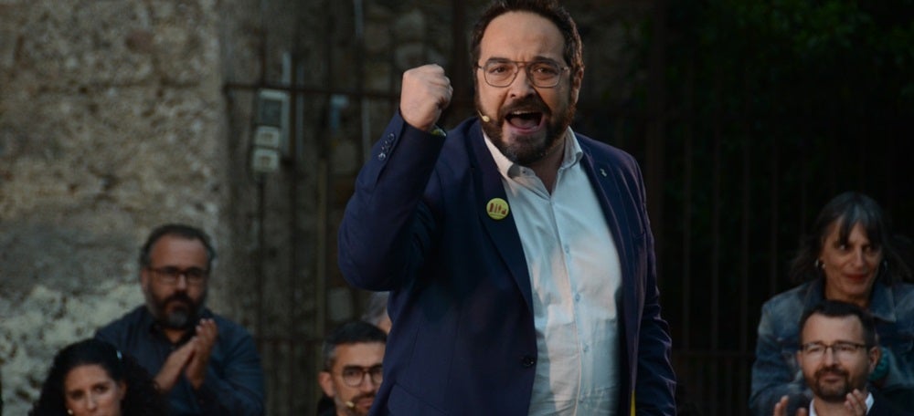 Juli Fernàndez, en el acto central de la campaña republicana. Autor: David B. 