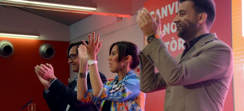 Salvador Illa, Marta Farrés y Pol Gibert. Autor: David B. 