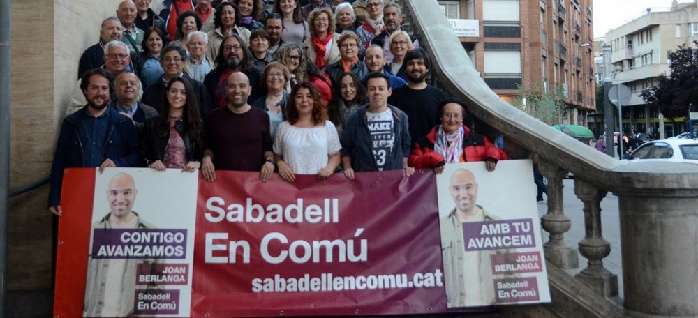 Sabadell en Comú, al Mercat Central. Autor: David B. 