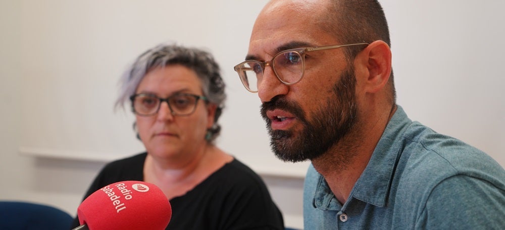 Els regidors Nani Valero i Maties Serracant. Autor: Crida / cedida. 