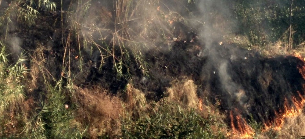 Foto portada: incendi prop del centre cívic de Torre-romeu. Autor: M.Martínez / cedida. 
