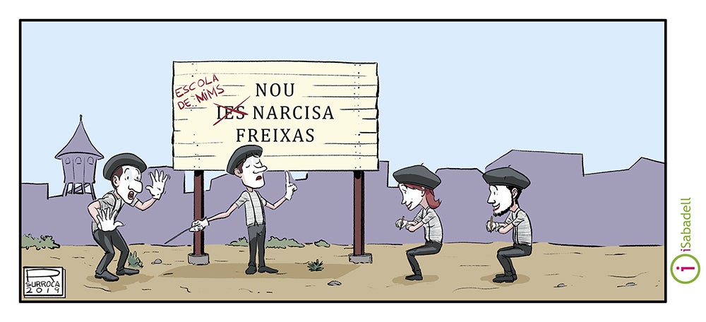 Vinyeta: 'L'institut invisible' Autor: R.Surroca (7/7/19)