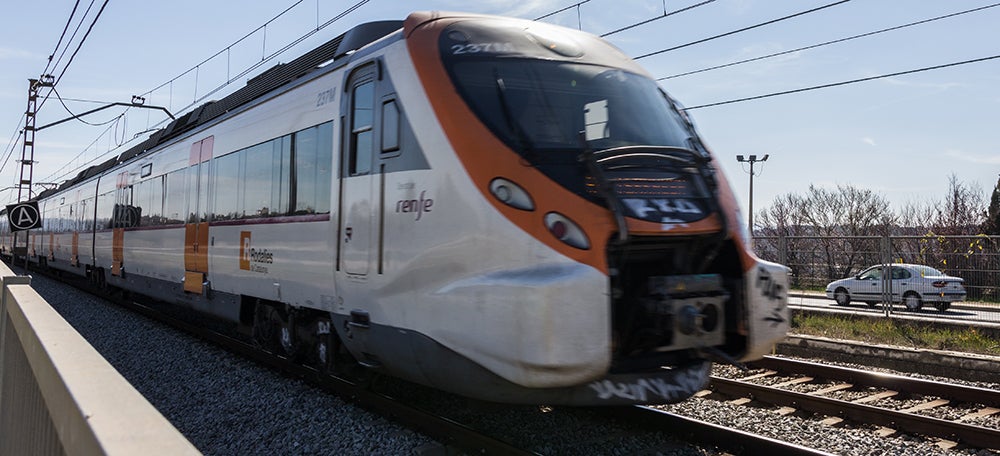 Tren Renfe Arribat a Estació Sud. Autor: M. Tornel