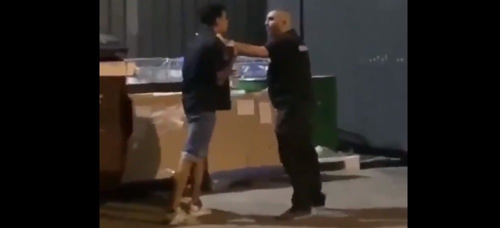 Foto portada: captura del vídeo pujat a Twitter. 