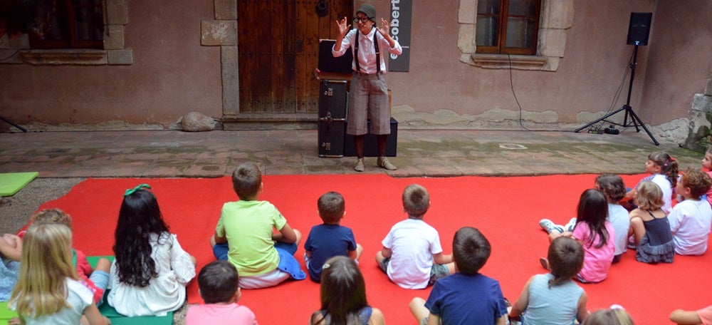 Pati de contes, al Museu d'Història. Foto portada: David B. 