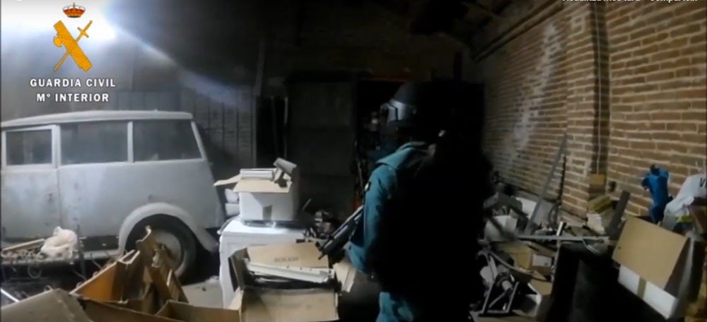 Foto portada: un frame del vídeo de la Guàrdia Civil. 
