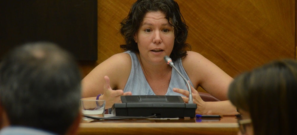 La segona tinenta d'alcaldessa, Marta Morell (Podemos). Autor: David B. 