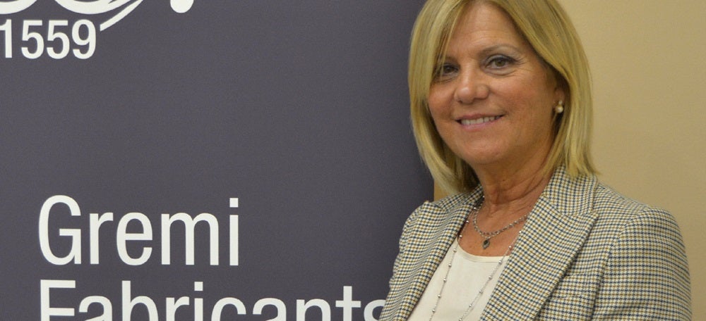 Foto portada: la nova presidenta del Gremi de Fabricants, Rosvi Moix. Autor: cedida.