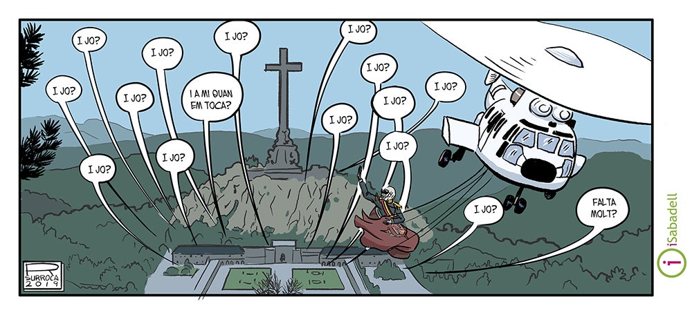 Vinyeta: 'Unboxing' (27/10/19). Autor: R. Surroca.