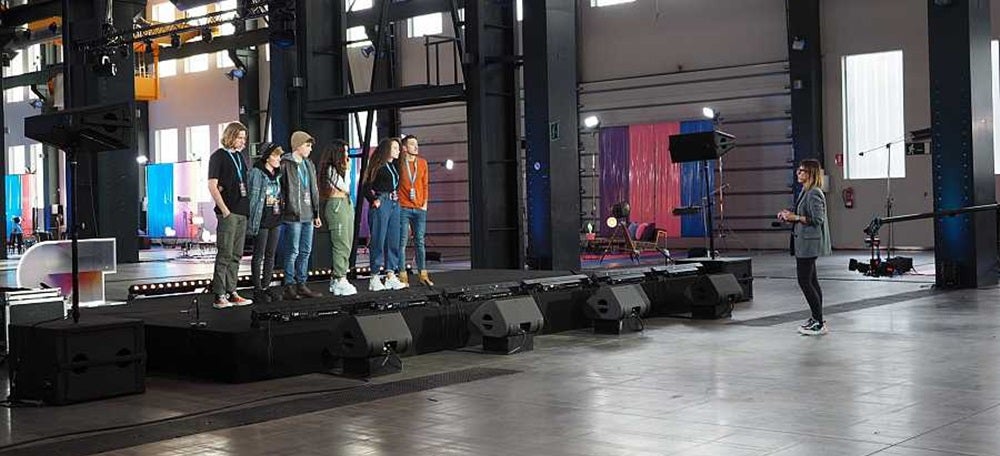 Foto portada: un moment de la gravació, a Fira Sabadell. Foto via RTVE. 