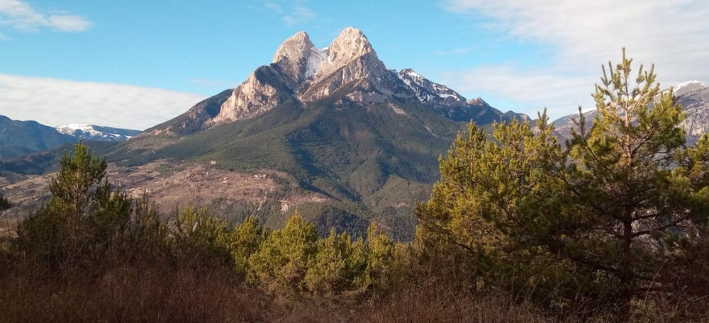 Una vista del Pedraforca, fa uns dies. Autor: David B.