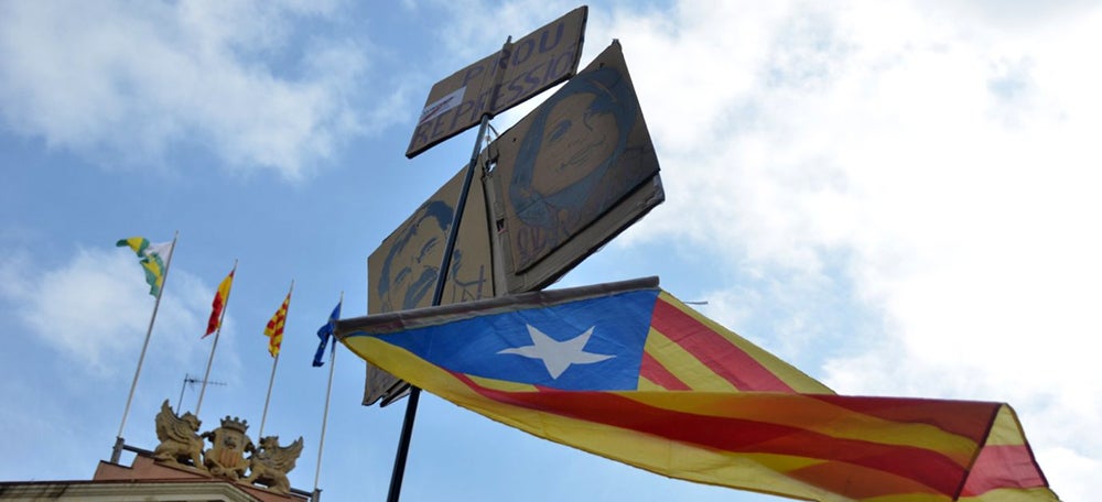 Concentració Plaça Sant Roc 15-O. Autor: David B.