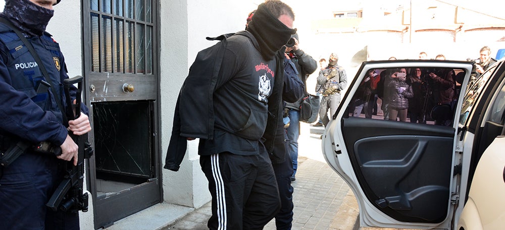 Detingut Hells Angels. Autor: David B.