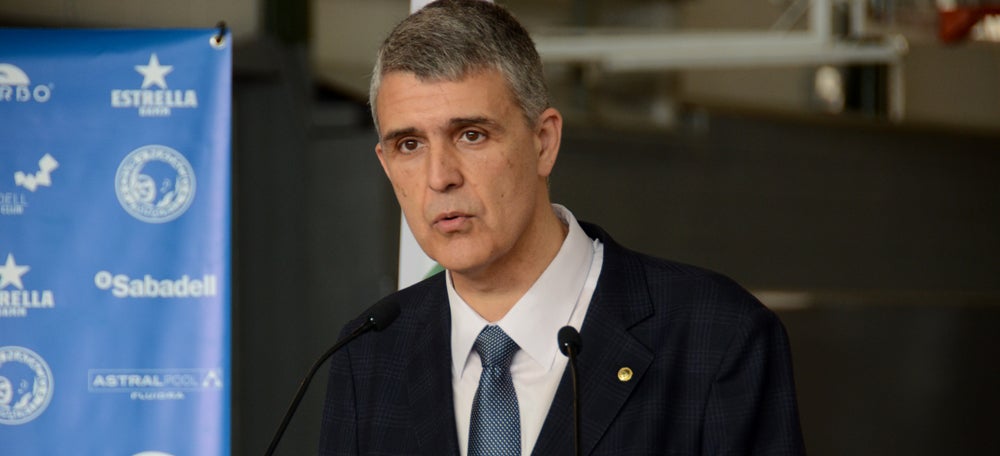 El president del CN Sabadell, Claudi Martí. Autor: David B.