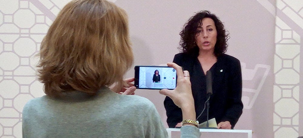 Roda de premsa de Pressupostos. Autor: David B.