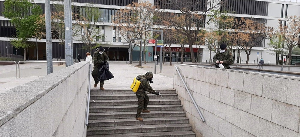 Miltars al Parc Taulí. Autor: @Aj_sabadell via Twitter.
