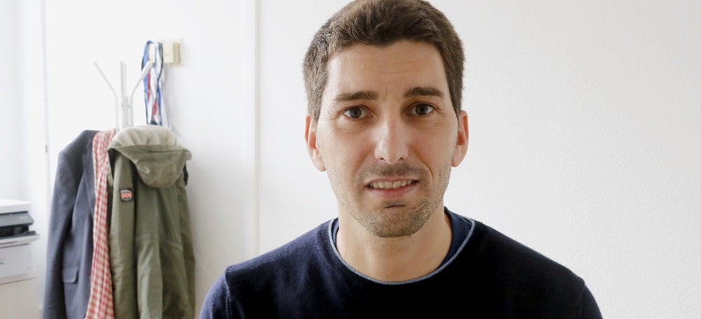 Primer pla d'Oriol Mitjà. Imatge de l'11 de febrer de 2020 (horitzontal)