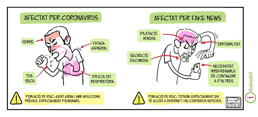 'Fake News' (19/4/20). Autor: R. Surroca. 